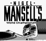 Nigel Mansell's World Championship (Europe) Title Screen